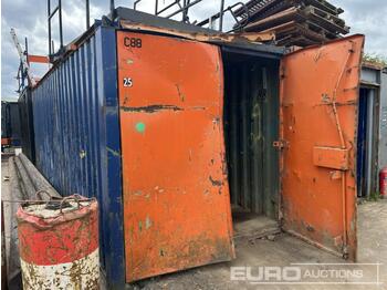  20' x 8' Steel Container (Door Broken) (Sold Offsite - to be collected from Friel Construction Newtack Farm, Walsall Road, Great Wryley, WS6 6AP) - морской контейнер