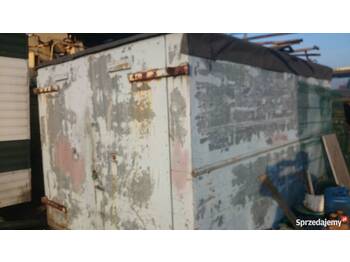 Сменный кузов - фургон kontener 2,3x4 zamykany metalowy dowóz raty: фото 1