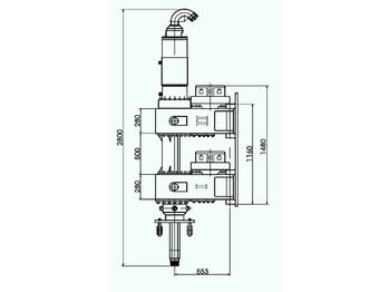 Буровая машина ABI ABI VDW 3525 double rotary head drill drilling rig dual auger cfa ccfa dsm fdp: фото 4