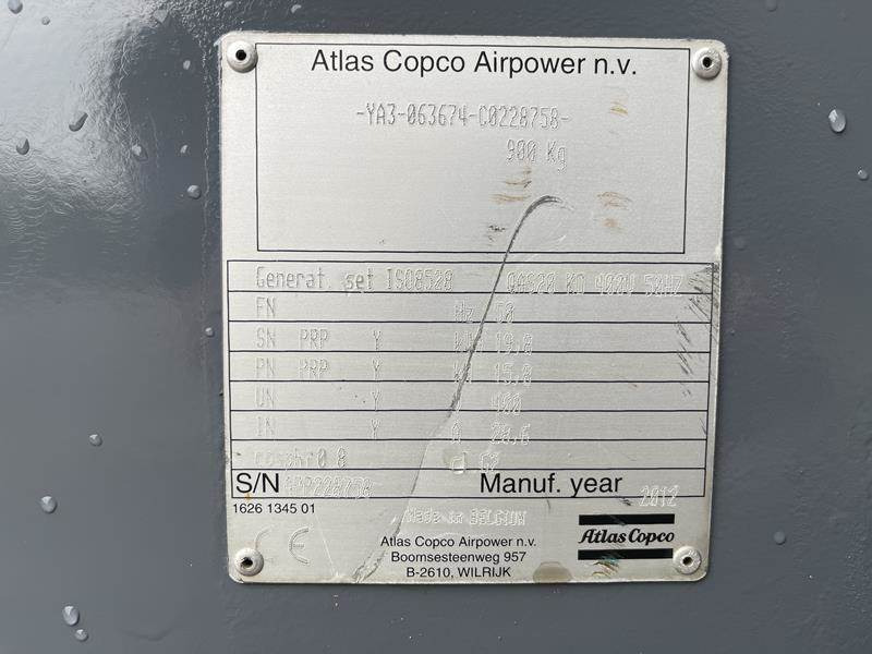 Электрогенератор Atlas-Copco QAS 20: фото 5