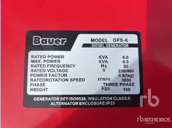 Электрогенератор BAUER GENERATOREN GFS-6 ATS 230/400 Volt: фото 5