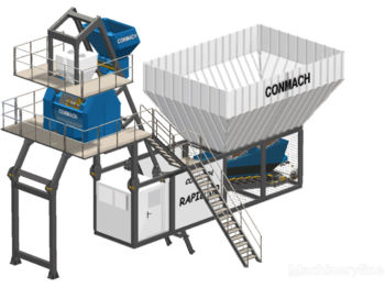 Новый Бетонный завод CONMACH RapidKing-60 Compact Concrete Batching Plant - 55 m3/h: фото 1