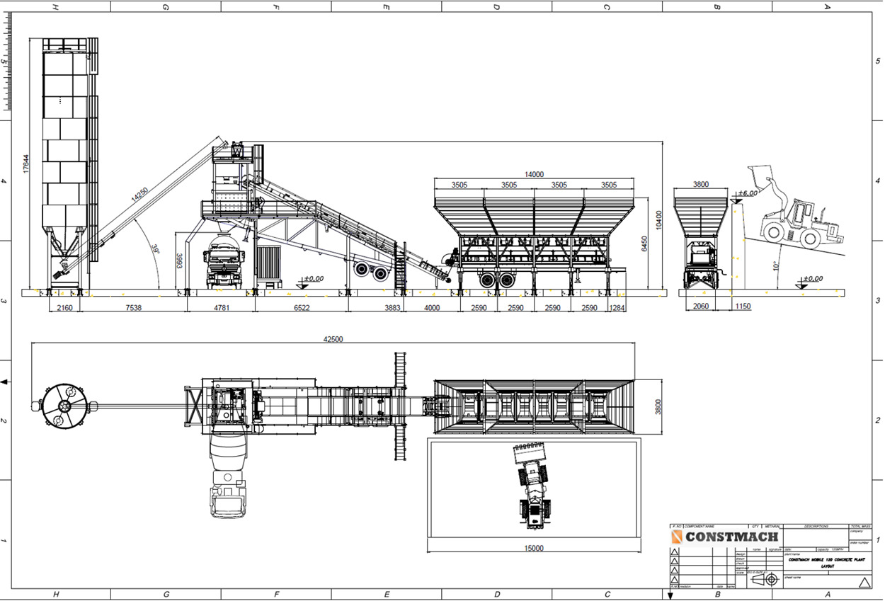 Новый Бетонный завод Constmach Mobile Betonmischanlage 120 m3/h: фото 27