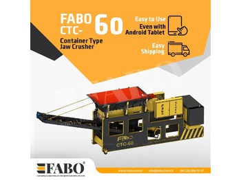 Новый Дробилка FABO CTC-60 CONTAINER TYPE JAW CRUSHER: фото 1