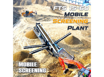 FABO FTS 15-60 MOBILE SCREENING PLANT 500-600 TPH | Ready in Stock - Мобильная дробилка: фото 1