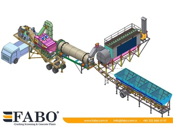 Новый Асфальтобетонный завод FABO Installation of asphalt of any capacity mobile and fixed.: фото 1