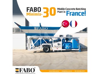 Новый Бетонный завод FABO MINIMIX-30 Mobile Compact Concrete Plant: фото 1