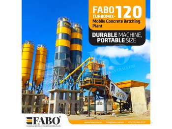 Новый Бетонный завод FABO TURBOMIX-120 HIGH CAPACITY CONCRETE PLANT: фото 1