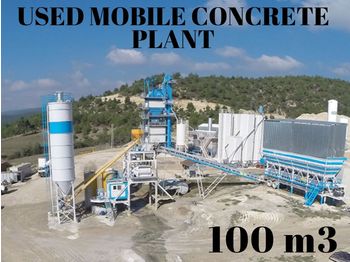 Бетонный завод FABO USED MOBILE CONCRETE BATCHING PLANT 100 m3/h: фото 1