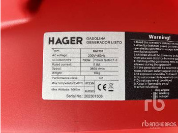 Электрогенератор HAGER HG1200 Quantity of (4) Professional Ge ...: фото 3