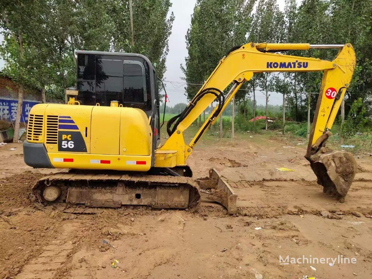 Мини-экскаватор KOMATSU PC56 small excavator 5.6 tons: фото 3