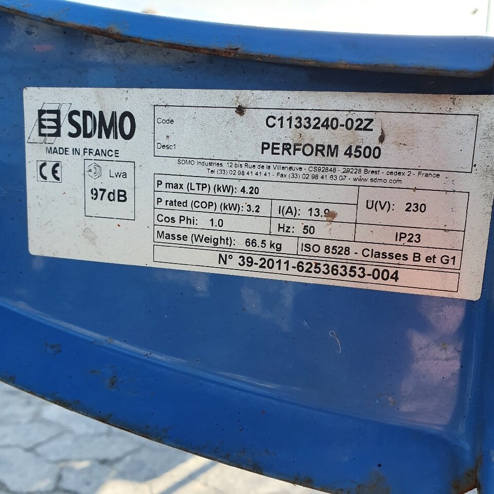 Электрогенератор SDMO 4500: фото 9