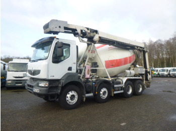 Бетономешалка Renault Kerax 430.32 8x4 Euro 5 concrete belt mixer 8 m3