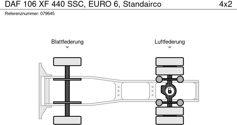 Тягач DAF 106 XF 440 SSC, EURO 6, Standairco: фото 9