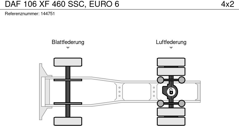 Тягач DAF 106 XF 460 SSC, EURO 6: фото 13