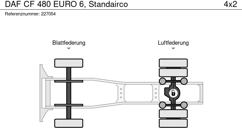 Тягач DAF CF 480 EURO 6, Standairco: фото 12