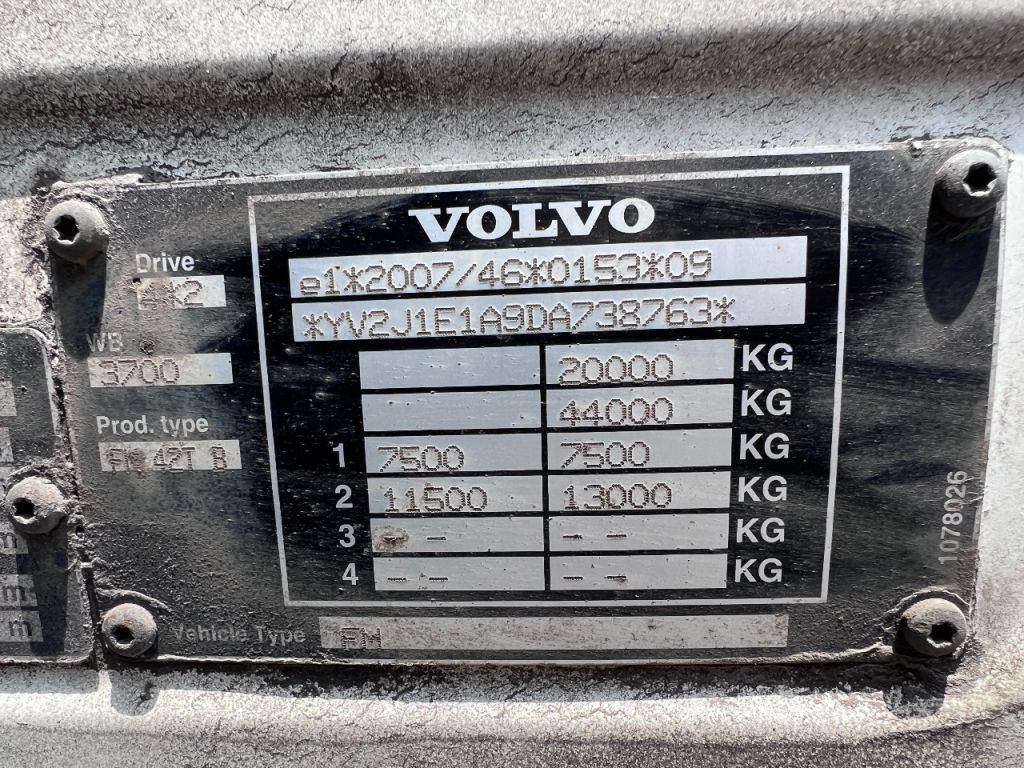 Тягач Volvo FM 370 4X2 EURO 5 - 493 684km: фото 7
