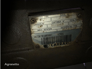 Claas CELTIS CARRARO - Ось и запчасти для Тракторов: фото 3