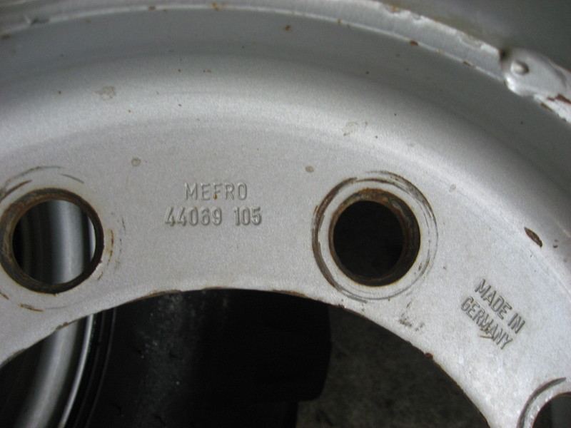 Колесный диск для Телескопических погрузчиков Disc 11x18" for tire size 12.0 / 75-18, Nr. 073403 for Merlo P 25.6: фото 2