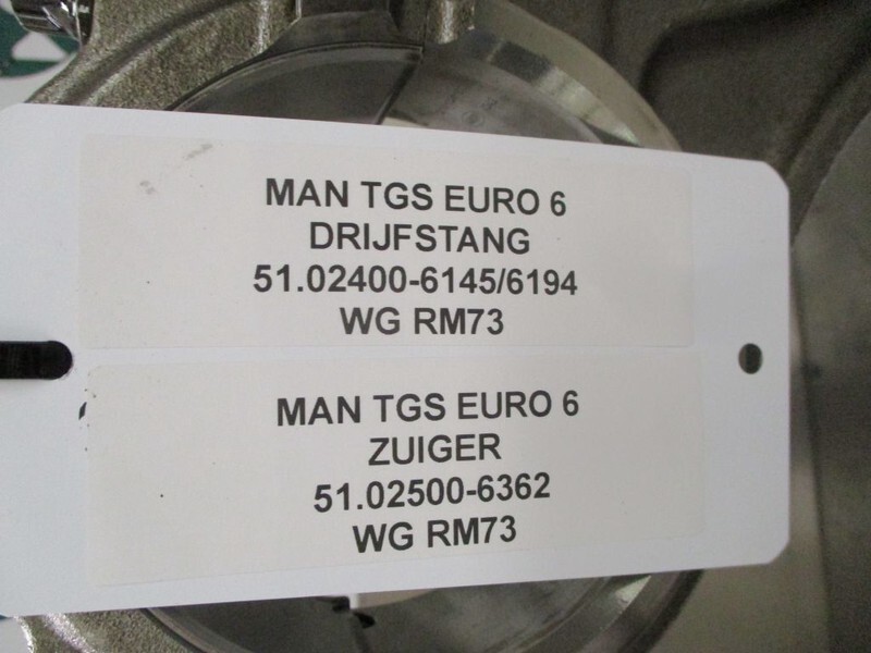 Двигатель и запчасти для Грузовиков MAN 51.02400-6145/6194 /6162DRIJFSTANG 51.02500-6362 ZUIGER EURO 6 D2066LF61 68: фото 2