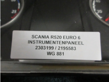Приборная панель для Грузовиков Scania 2303199//2195583 INSTRUMENTENPANEEL 520 EURO 6: фото 4