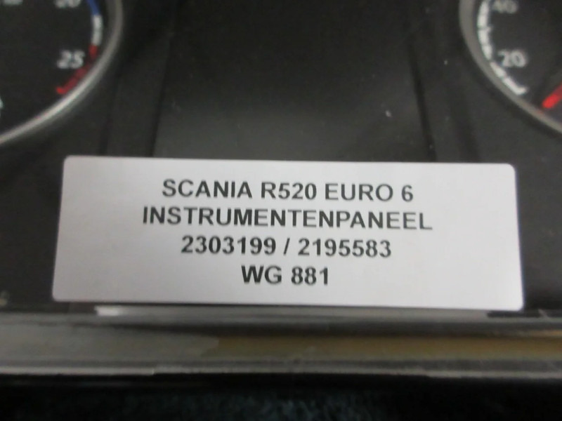 Приборная панель для Грузовиков Scania 2303199//2195583 INSTRUMENTENPANEEL 520 EURO 6: фото 3