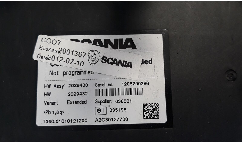Блок управления для Грузовиков Scania DC1310 EURO ECU set COO7 2711461: фото 3