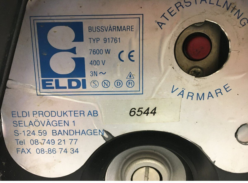 Отопление/ Вентиляция Volvo ELDI B12B (01.97-12.11): фото 6