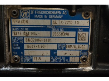 Коробка передач для Грузовиков ZF 12TX2210DD TGS: фото 5