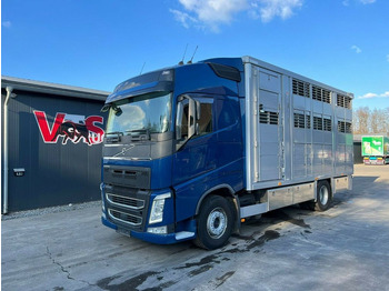 Volvo FH 500 EU6 2.Stock Kaba m. Tränke - Грузовик для перевозки животных: фото 1