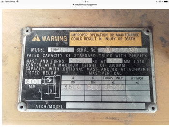 Дизельный погрузчик CAT DP90: фото 5