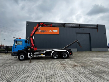 MAN FE 410A, 6x4, EURO-2, Palfinger 17000 Crane + VDL HOOK, full spring, manual gearbox, MOT 9/2025 в лизинг MAN FE 410A, 6x4, EURO-2, Palfinger 17000 Crane + VDL HOOK, full spring, manual gearbox, MOT 9/2025: фото 2