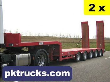 Низкорамный полуприцеп для транспортировки тяжёлой техники TSR 5-axle extendable: фото 1