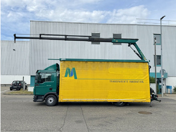 Автоманипулятор MAN TGL 12.250 Glastransport Kran PK9002 Funk Klima: фото 4