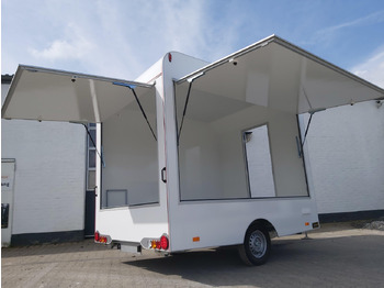 Торговый прицеп Verkaufsanhänger VK 302 220 aero retro 300x220x230cm 2 Verkaufsklappen DIY Leer PVC Boden 1300kg: фото 3