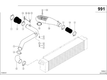 Впускная труба CLAAS