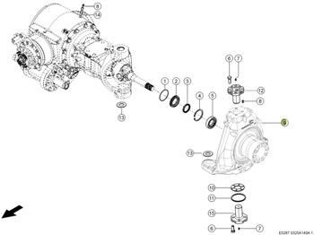 Поворотный кулак CLAAS