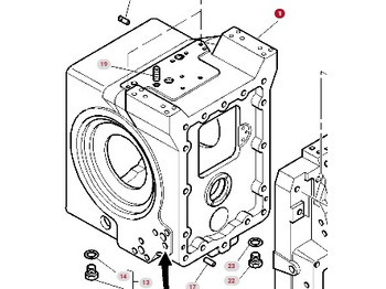 Ось и запчасти MASSEY FERGUSON