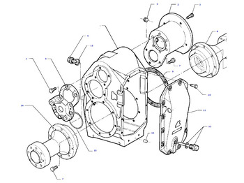 Коробка передач и запчасти MASSEY FERGUSON