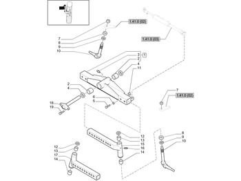 Передняя ось NEW HOLLAND
