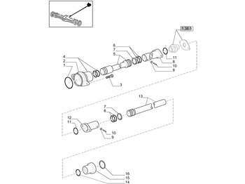 Ось и запчасти NEW HOLLAND