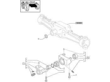 Ось и запчасти NEW HOLLAND
