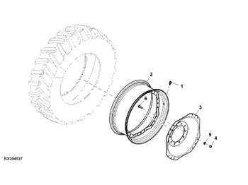 Колесный диск JOHN DEERE