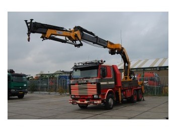 Грузовик бортовой/ Платформа Scania 143 H/400 6X4 62 T/M CRANE: фото 1
