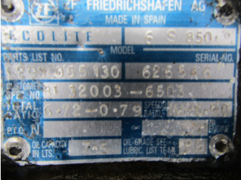 Коробка передач для Грузовиков MAN LE 220 6 SPEED ZF GEARBOX 65 850: фото 3