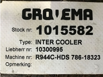 Интеркулер Liebherr Intercooler: фото 2