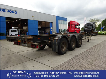 Полуприцеп-контейнеровоз/ Сменный кузов DESOT 40 FT Container Chassis / BPW Drum / 4720 kg / 2x 20 FT / 1x 30 FT: фото 1