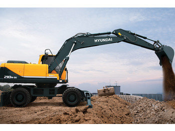 Колёсный экскаватор HYUNDAI R210