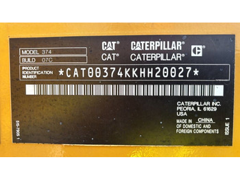 Гусеничный экскаватор CAT 374: фото 5 Гусеничный экскаватор CAT 374: фото 5