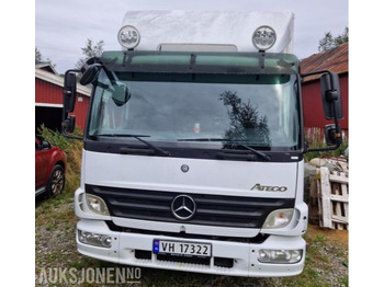 Грузовик с закрытым кузовом 2009 Mercedes-Benz ATEGO 818L todelt skap Bodel Hengerfeste: фото 5